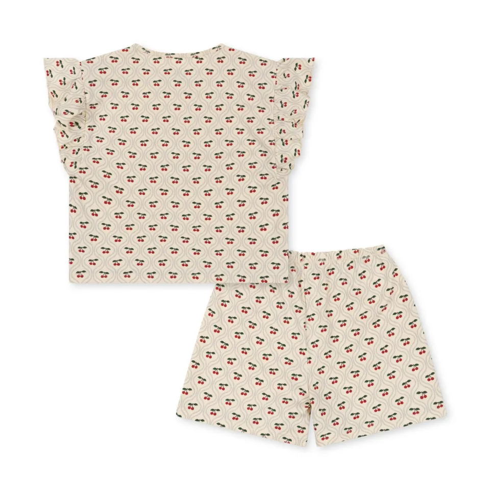 Konges Sløjd Overdele|Underdele|lin sæt - CHERRY MOTIF cherrymotif