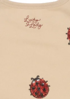 Konges Sløjd Overdele|Lou Ladybug Sweatshirt - ladybug glitter ladybugglitter
