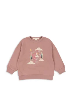 Konges Sløjd Overdele|LOU SWEATSHIRT - MAHOGANY ROSE mahoganyrose