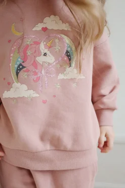 Konges Sløjd Overdele|LOU SWEATSHIRT - MAHOGANY ROSE mahoganyrose