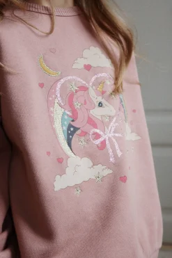 Konges Sløjd Overdele|LOU SWEATSHIRT - MAHOGANY ROSE mahoganyrose