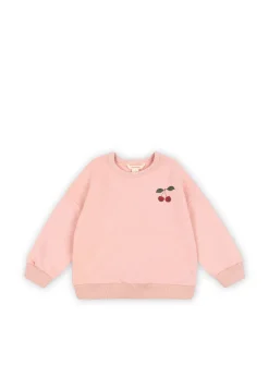 Konges Sløjd Overdele|lou sweatshirt - MELLOW ROSE CHERRY mellowrosecherry