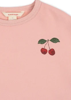 Konges Sløjd Overdele|lou sweatshirt - MELLOW ROSE CHERRY mellowrosecherry