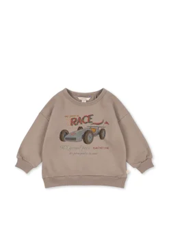 Konges Sløjd Overdele|lou sweatshirt - OXFORD TAN oxfordtan