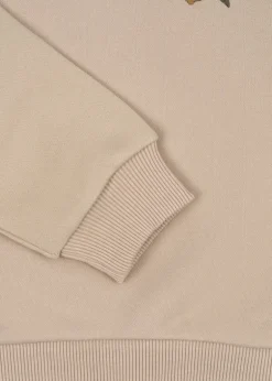 Konges Sløjd Overdele|lou sweatshirt - OXFORD TAN LEMON oxfordtanlemon