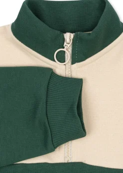Konges Sløjd Overdele|lou sweatshirt - SMOKE PINE smokepine