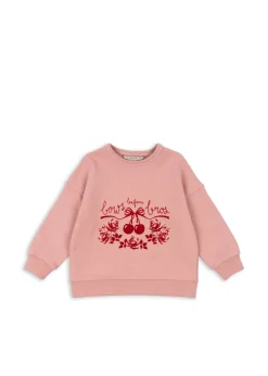 Konges Sløjd Overdele|Loupy lou sweatshirt - bow rose bowrose