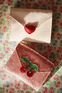 Konges Sløjd Tasker|Accessories|LOVE LETTER PUNG - cream glitter creamglitter