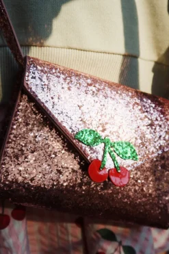 Konges Sløjd Tasker|Accessories|LOVE LETTER TASKE - pink glitter pinkglitter