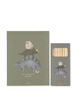 Konges Sløjd Kreativ & Spil|Malebog - dino