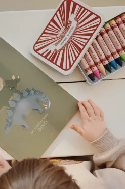 Konges Sløjd Kreativ & Spil|Malebog - dino