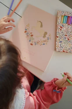 Konges Sløjd Kreativ & Spil|Malebog - unicorn
