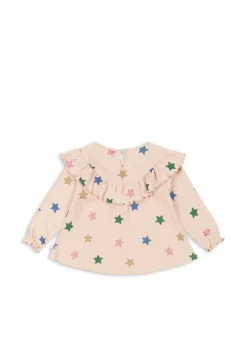 Konges Sløjd Overdele|MALLI BLUSE - STAR GLITTER starglitter