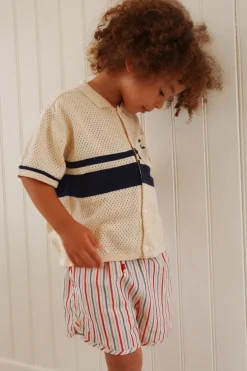 Konges Sløjd Underdele|marlon shorts - ANTIQUE STRIPE antiquestripe