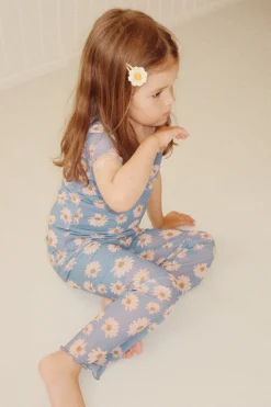 Konges Sløjd Overdele|mel tee - DAISY BLUE daisyblue