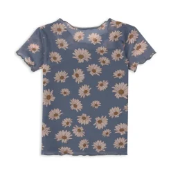 Konges Sløjd Overdele|mel tee - DAISY BLUE daisyblue
