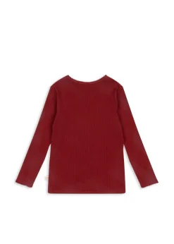 Konges Sløjd Overdele|Minnie bluse - red dahlia reddahlia