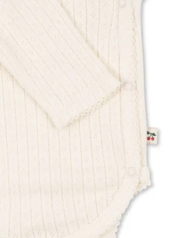 Konges Sløjd Bodyer|MINNIE BODYSTOCKING TIL NYFØDT - antique white antiquewhite