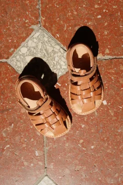 Konges Sløjd Sko|minoutte sandaler - cognac