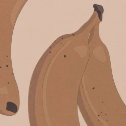 Konges Sløjd Børneværelse|plakat - LET'S GO BANANAS let'sgobananas