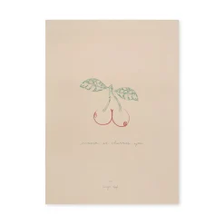 Konges Sløjd Børneværelse|PLAKAT A3 - cherry