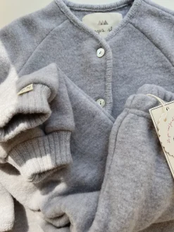 Konges Sløjd Overtøj|saga cardigan - GREY MELANGE greymelange