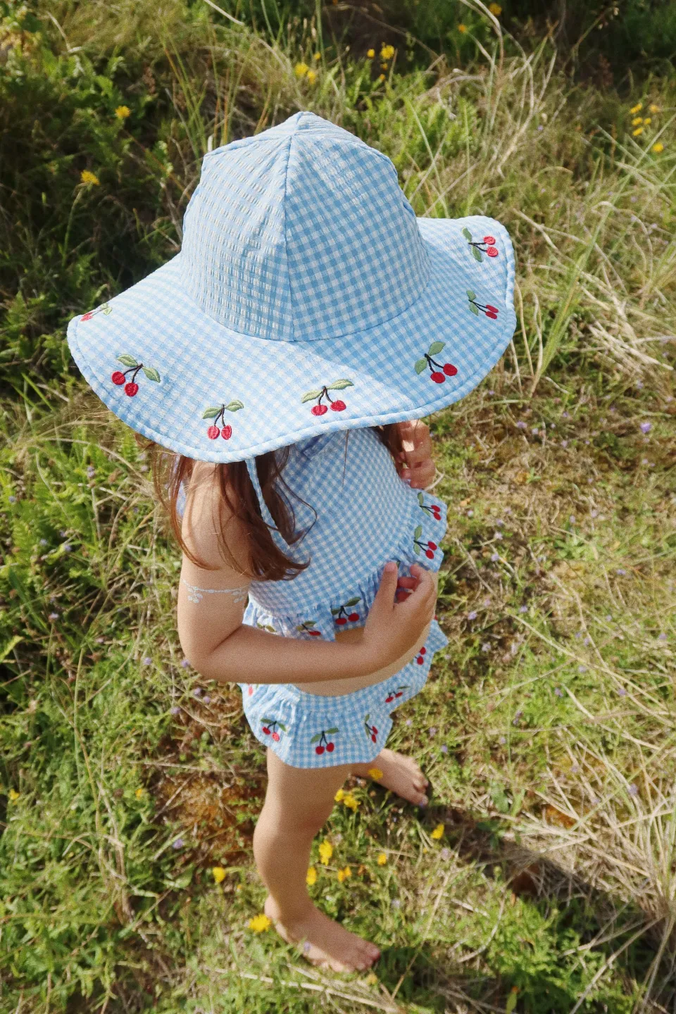 Konges Sløjd Badetøj|Accessories|soline badehat - PROVENCE/WHITE SWAN provence/whiteswan