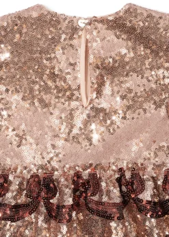 Konges Sløjd Kjoler|Starla bow wow kjole - gold blush goldblush
