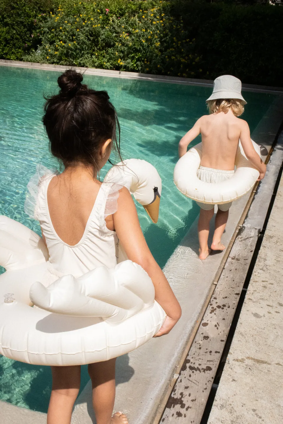 Konges Sløjd Svømmeudstyr|swan badering - CREAM OFF WHITE creamoffwhite