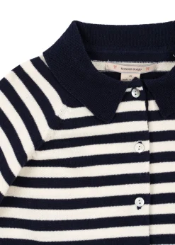 Konges Sløjd Overdele|venton cardigan - NAVY STRIPE navystripe
