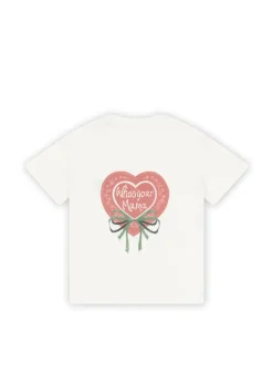 Konges Sløjd Overdele|who's your mama tee - ANTIQUE WHITE antiquewhite