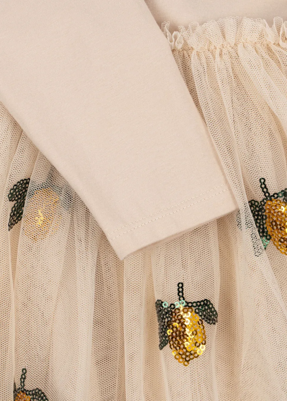 Konges Sløjd Kjoler|Yvonne ballerina kjole - lemon sequin lemonsequin