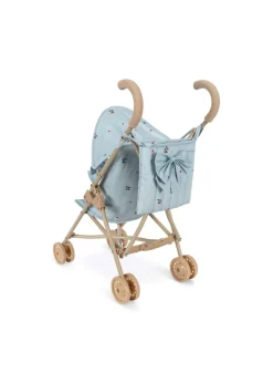 Konges Sløjd Dukker & Tilbehør|ZOE BOW DOLL STROLLER - CHERRY BLUE COEUR cherrybluecoeur